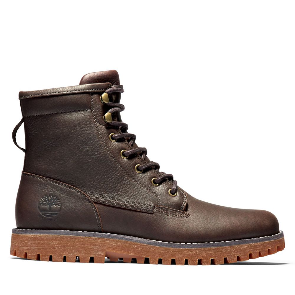 Timberland Μποτες Χιονιού Ανδρικα Βαθυ Καφε - Jackson's Landing Waterproof - Greece 6912530-CZ